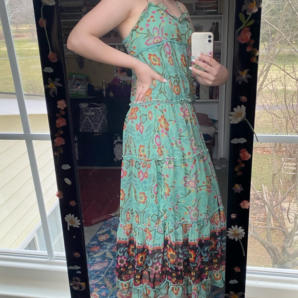 Sommer floral patterned maxi dress